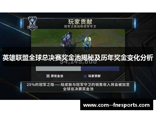 英雄联盟全球总决赛奖金池揭秘及历年奖金变化分析